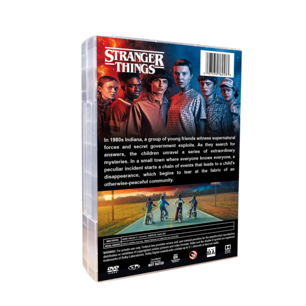 Stranger Things: The Complete Seasons 1–5 (2016–2025) DVD Box Set Full Series Netflix Sci-Fi Horror